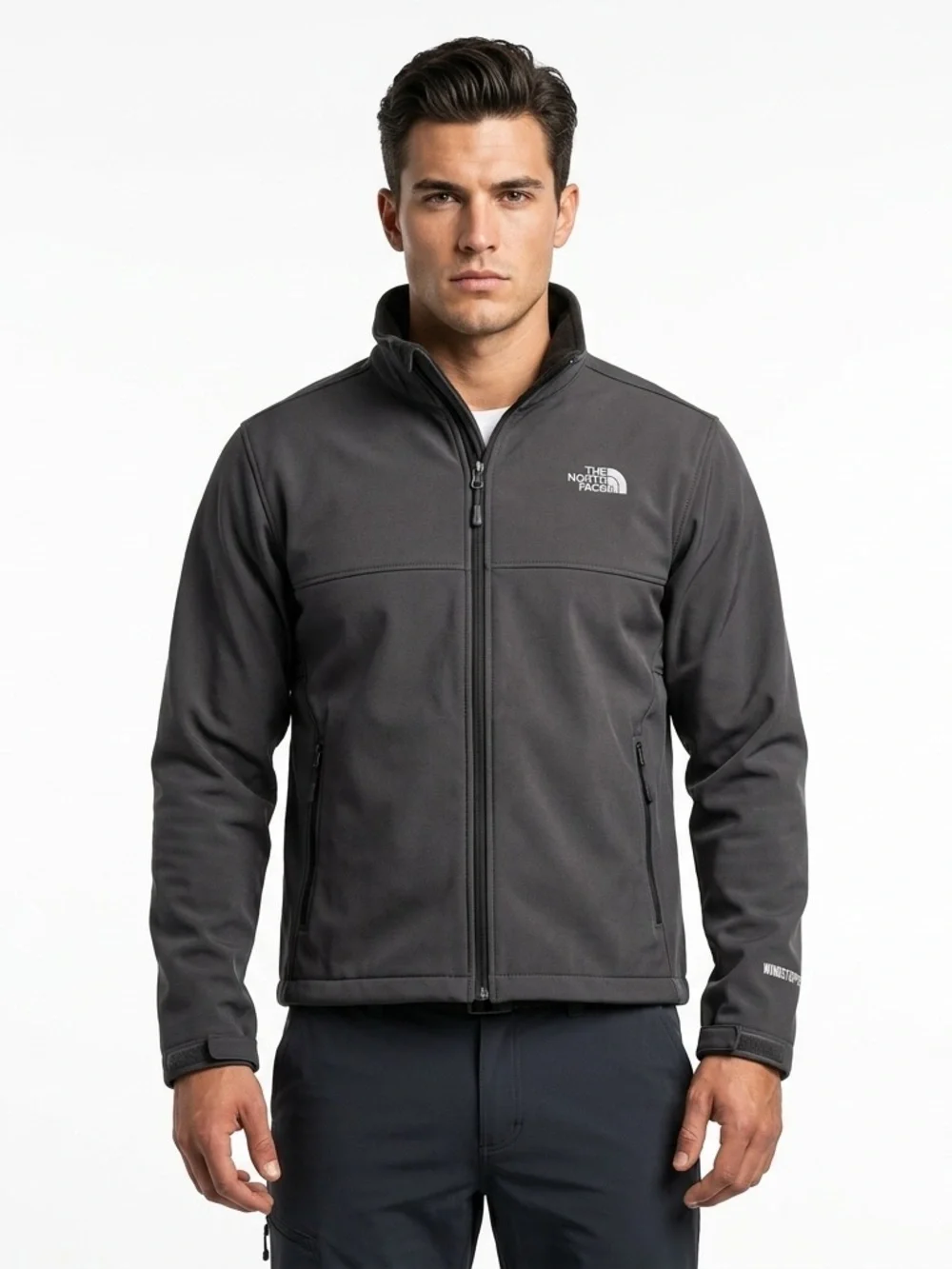 The North Face Men’s Apex Windstopper Softshell Jacket Black XL